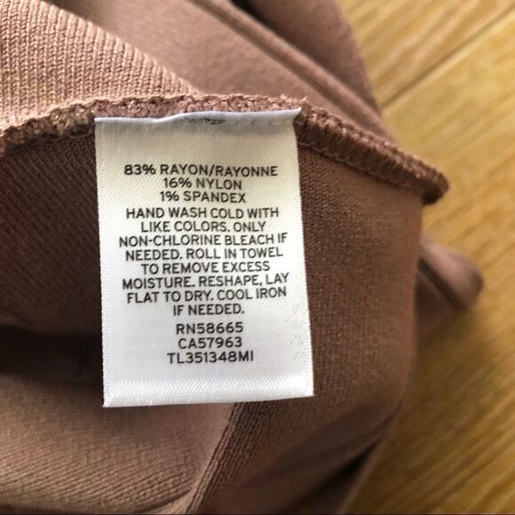 Leith Bandage Tan Taupe Dress (Size: Medium) - Picture 8 of 8